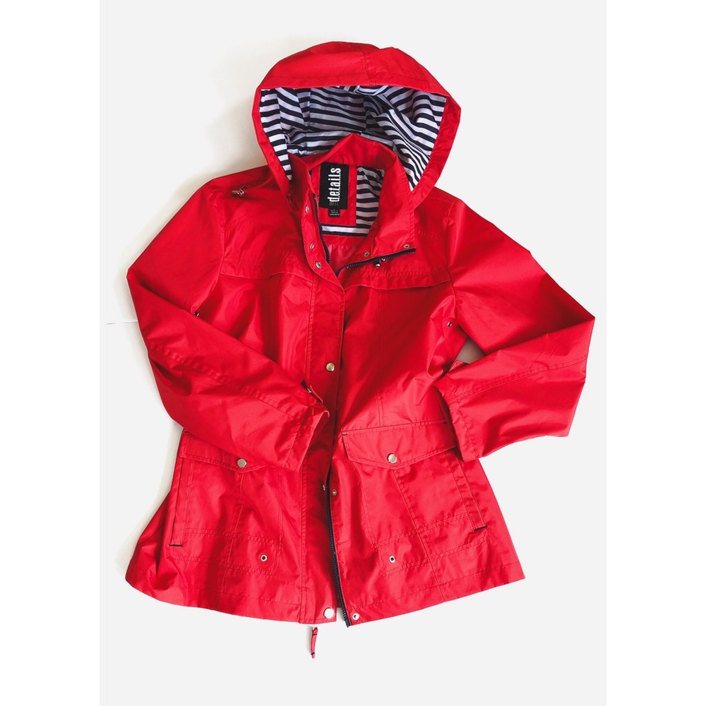Adorable Red Spring Jacket by Details EUC